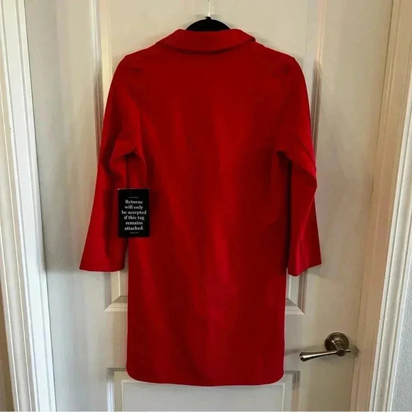 1013 NWT Tuckernuck Poppy Red Ponte Emerson Dress Size XXS - Picture 5 of 5